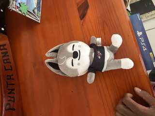 Peluche loup GentlePals face